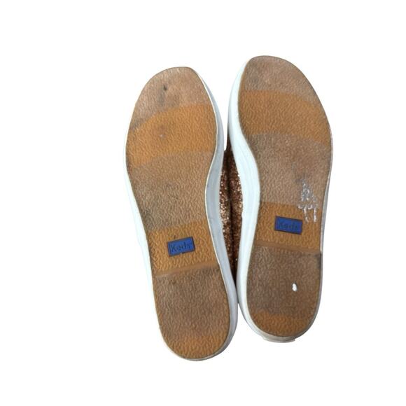 Keds Champion Glitter Celebration Lace Up,‎ Style# WF66847, 9.5 wide Rose Gold - Picture 5 of 6